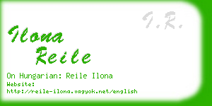 ilona reile business card